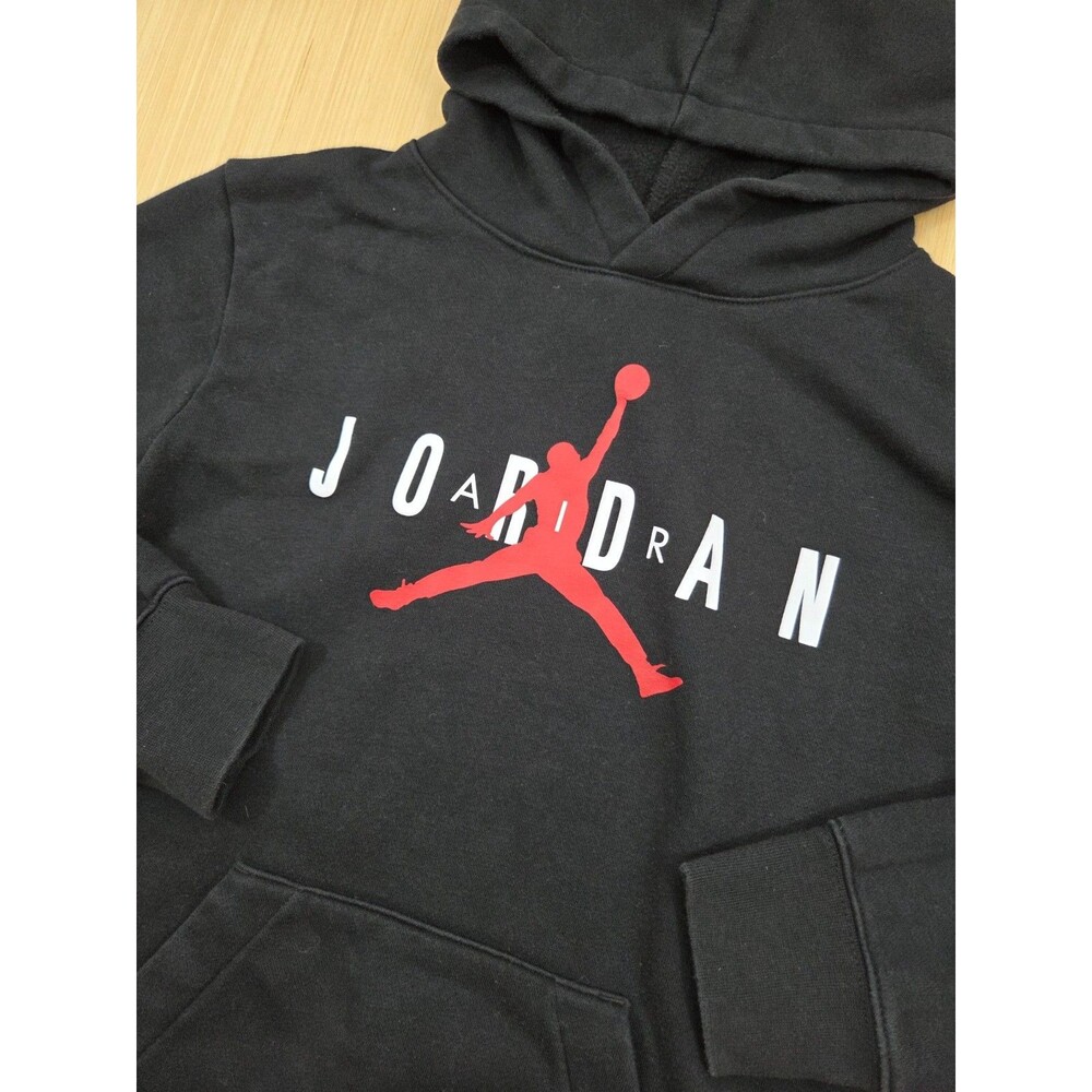 Air Jordan Black/Red Jumpman Hoodie Fleece Lined Youth Large 12/13
